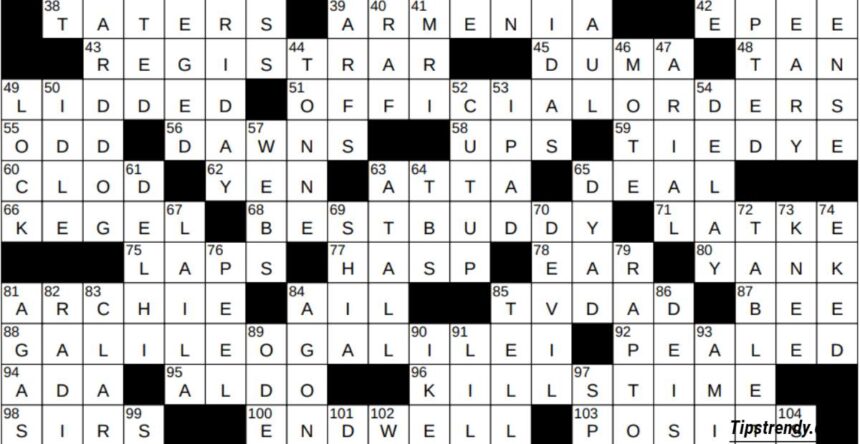 Professions NYT Crossword clue