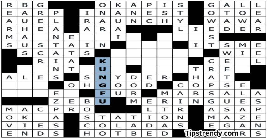 Swahili For Trouble Crossword